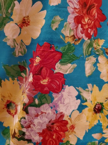 New Kay Unger Silk Flower Lined Zip Cocktail Dress S8 Korea - Picture 7 of 11