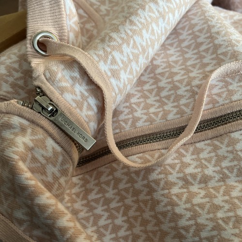Michael Kors Zip Up Pink Poncho - Picture 7 of 7