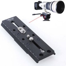 Metal Quick Release Plate for Fluid Tripod Head Manfrotto 500 700 Sachtler DV2/8