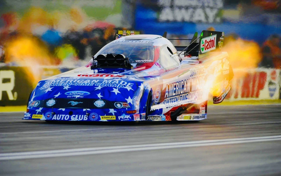NHRA JOHN FORCE 1:24 литой американский сделано действие NITRO смешной автомобиль верхний топлива 14 - Изображение 2 из 4