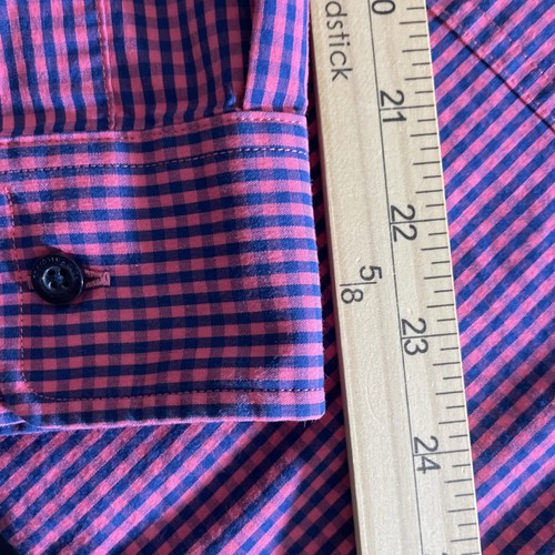 Cutter & Buck Easy Care Shirt Mens 3XB Big 3X Pink Check Long SLV Button Down - Picture 13 of 14