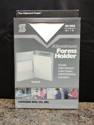 Saunders Snapak SN-8512 Aluminum Forms Holder w/ ClipBoard 8 1/2