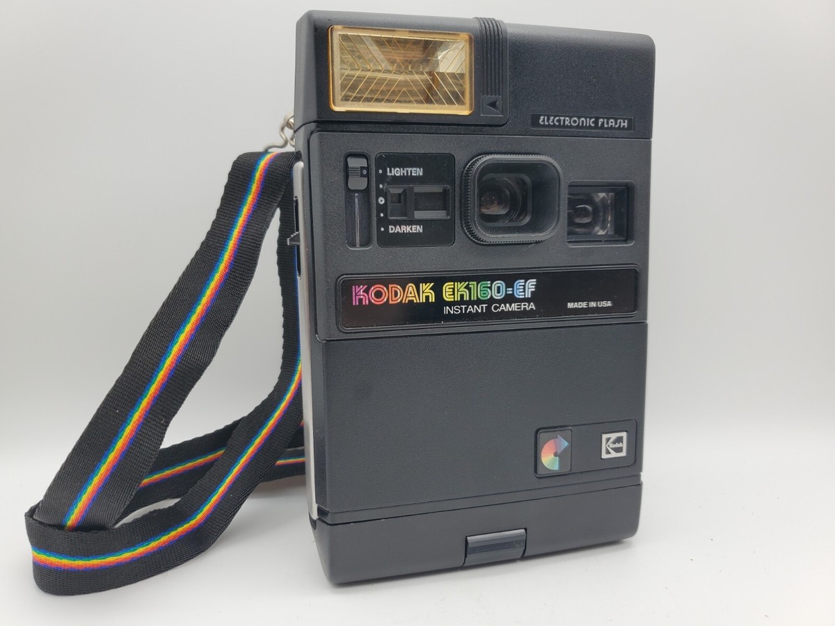 Vintage Kodak EK160-EF Polaroid-StyIe Instant Camera w