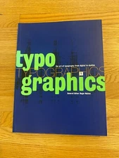Typographics 1 Paperback Graphic Design Book Digital to Dieline Typography Type