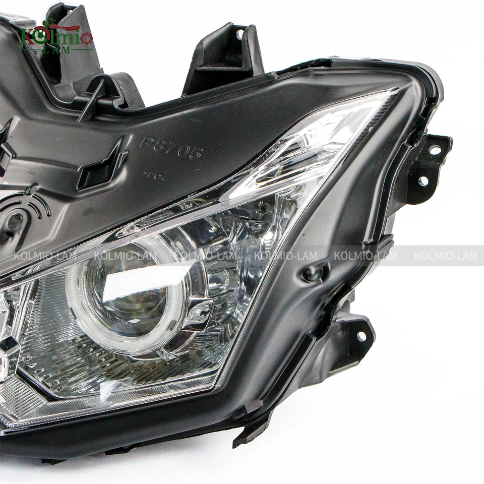 Fit for KAWASAKI Z1000 2010-2013 2011 HID Projector Demon Angel Eye Headlight Foto 4 de 4