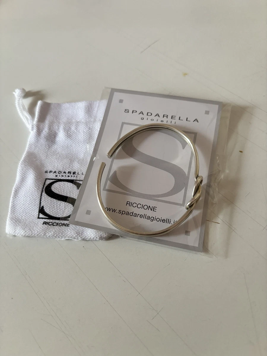 Spadarella Bracciale Unisex In Ematite Con Cuori Da 6mm, Fatto A Mano In Italia, Lunghezza 17cm - 5