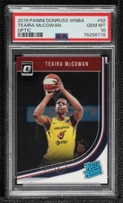 2019 Panini Donruss WNBA Rated Rookie Optic Teaira McCowan #92 PSA 10 GEM MT 1c7