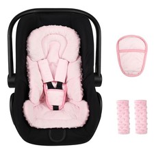 Infant Car Seat Insert Boy Girl, 3 in 1 Newborn Carseat Insert with Strap Pad...