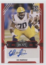 2022 Leaf Draft Auto Red Ed Ingram #BA-EI1 Auto 0ns7