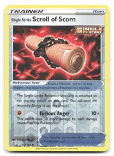 Single Strike Scroll of Scorn 133/163 Battle Styles Reverse Holo Pokemon Card NM