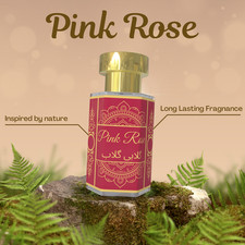 Aceite Attar Perfume Rosa Rosa 5 ml | Attar Floral Sin Alcohol | Larga Duración
