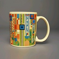 Vtg Frank Lloyd Wright Geometric Retro Cerami...