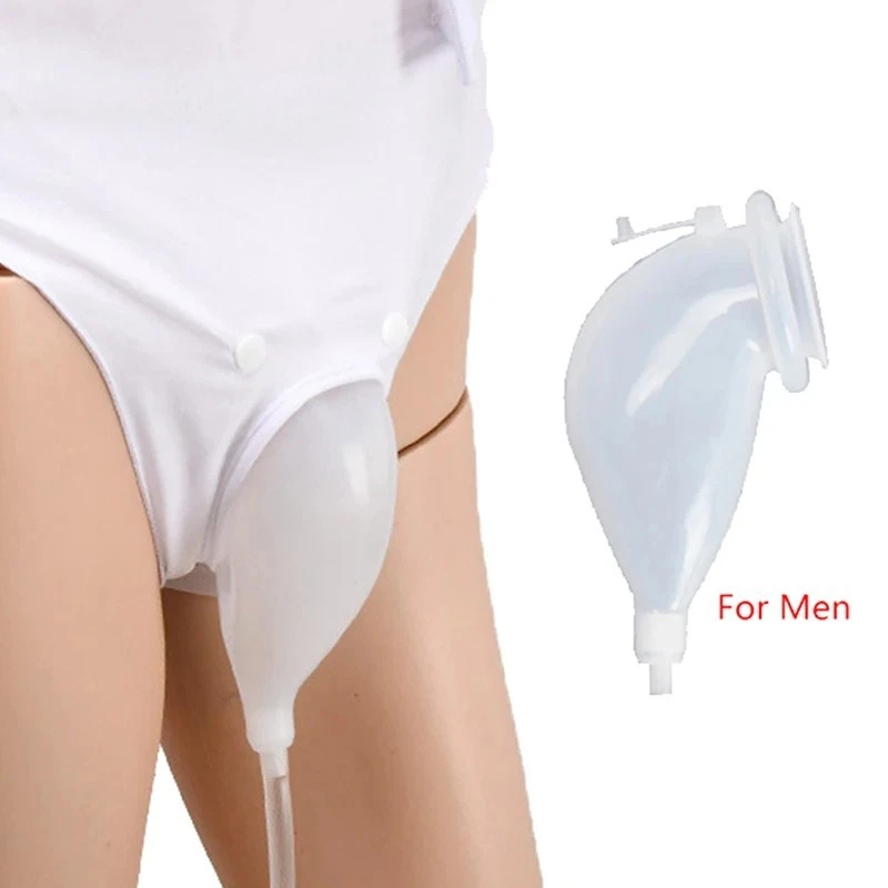 Male Female Reusable Urine Bag Urinal Pee Holder Collector Urinary Incontinence