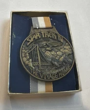 Star Trek IV Commemorative 2.5" Medallion Ribbon Box COA Catalogs Lot
