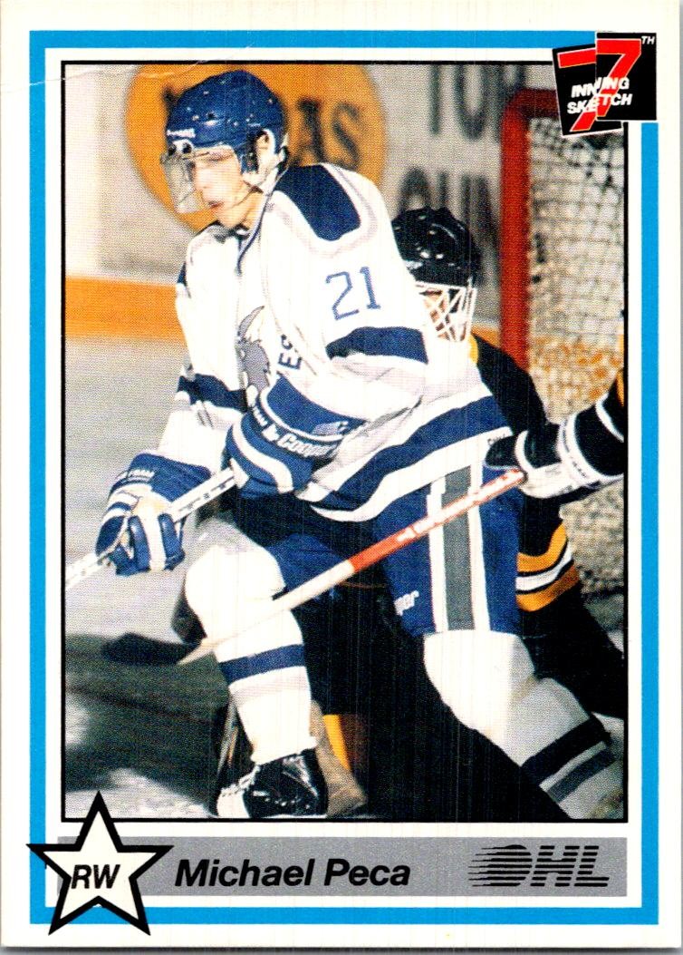 1990-91 7th Inning Sketch OHL #392 Michael Peca