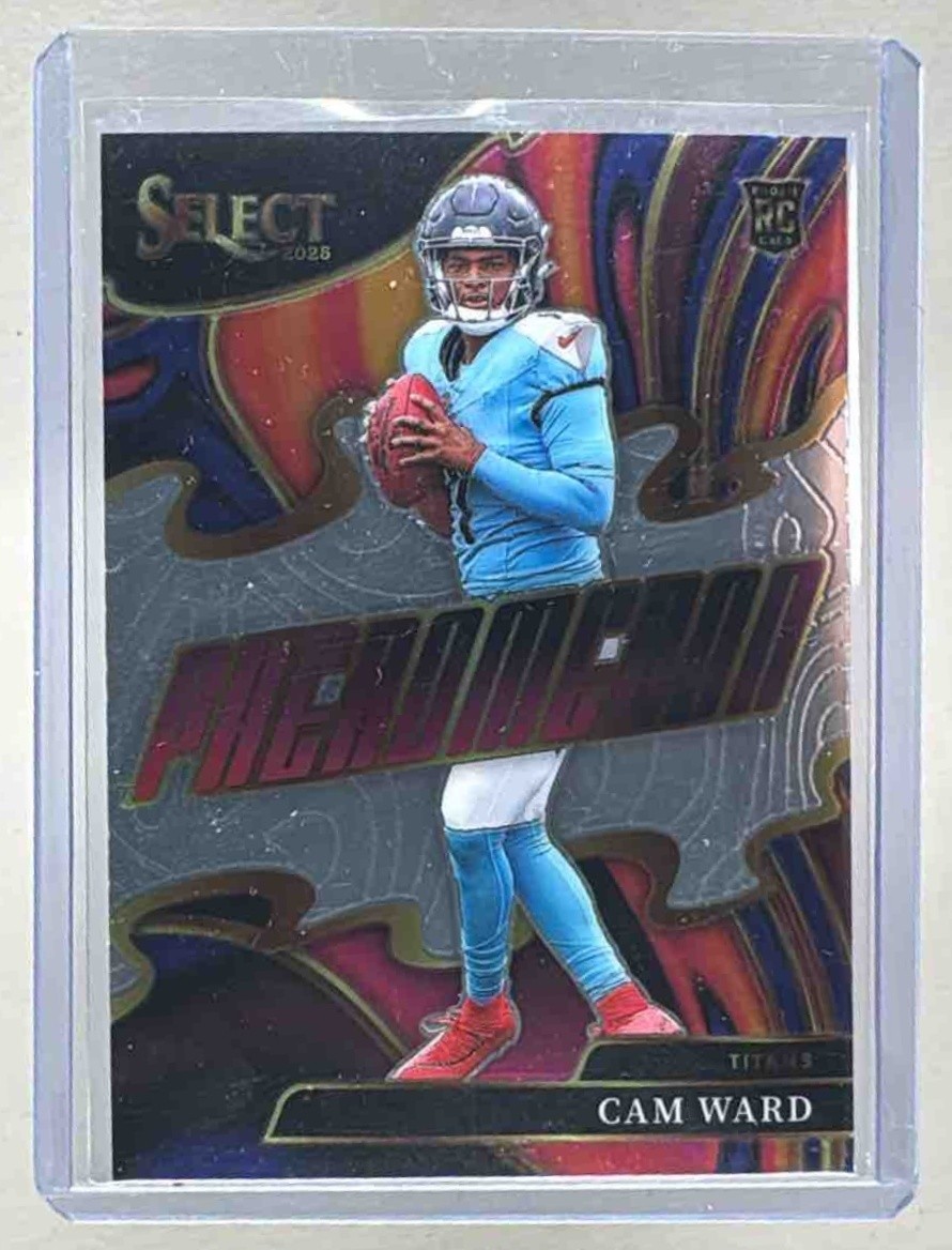 Cam Ward 2025 Panini Select #25 Phenomenon Rookie RC