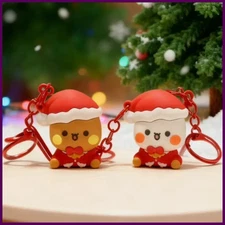 Cute Bubu Dudu Keychains Christmas Tree Decorations Yier Panda Bear Pendants...