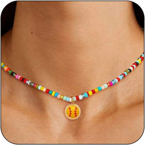 Custom Beaded Sports Necklace