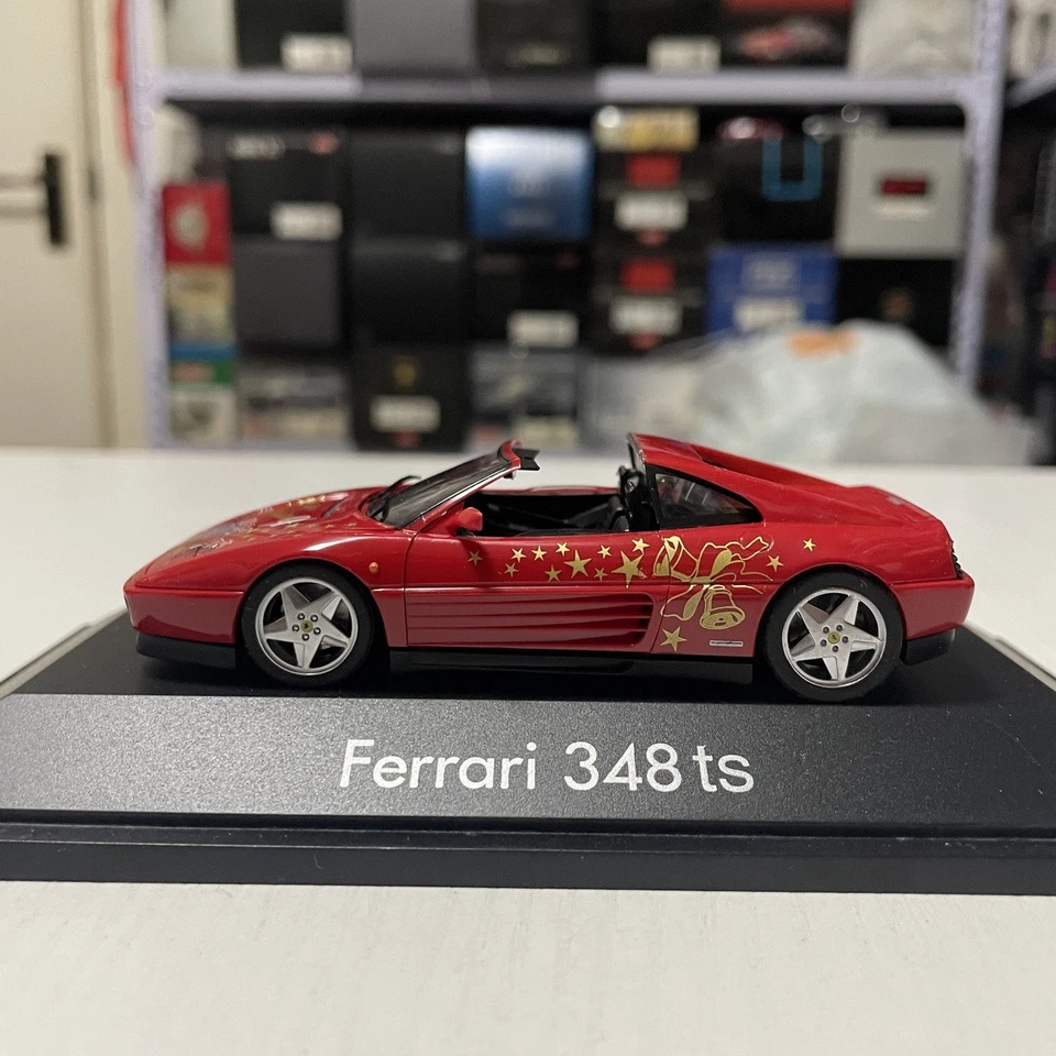 Coche deportivo convertible Herpa Ferrari 348 TS 1:43 modelo rojo Foto 2 de 4