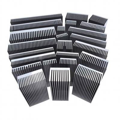 Länge 60MM-100MM kühlkörper Aluminium Eloxieren Radiatorkühler Heatsink Cooler