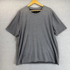 14th & Union Gray Cotton Blend Short Sleeve Crew Neck T-Shirt Tee Mens Size 2XL
