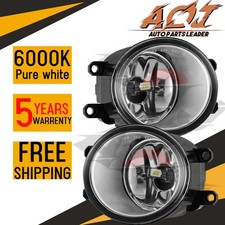 Pair For Lexus Hs250h 2010-2012 Led Front Bumper Fog Lights Lamp W Clear Lens