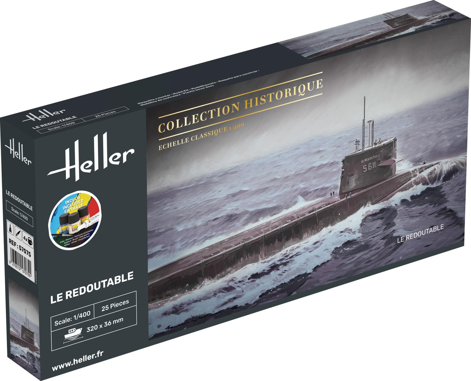 Heller HEL57075 Plastic Model kit Various 7490₽