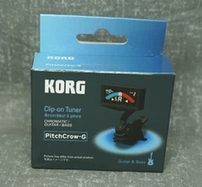 Korg PitchCrow-G Clip-On Tuner AW-4G-BK   Black **NEW**