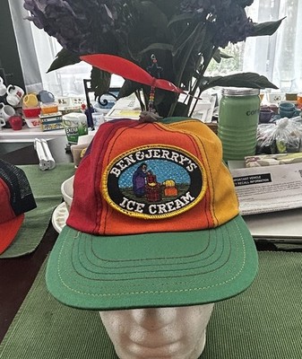 Vintage Ben And Jerry Interstellar Propeller Hat Made In USA  Chunky Funky