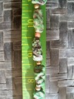 early vintage turquoise color stone necklace antique web nugget southwest retro — photo 6
