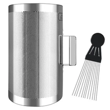 Guiro Shaker Stainless Steel Percussion Instrument with Scraper 8" 13"