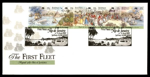 Mayfairstamps Australia FDC 1987 The First Fleet Combo First Day Cover aax_25425