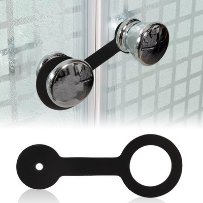 2-Pack Silicone Shower Door Latch Straps, Travel Lock for Camper Trailer Doors