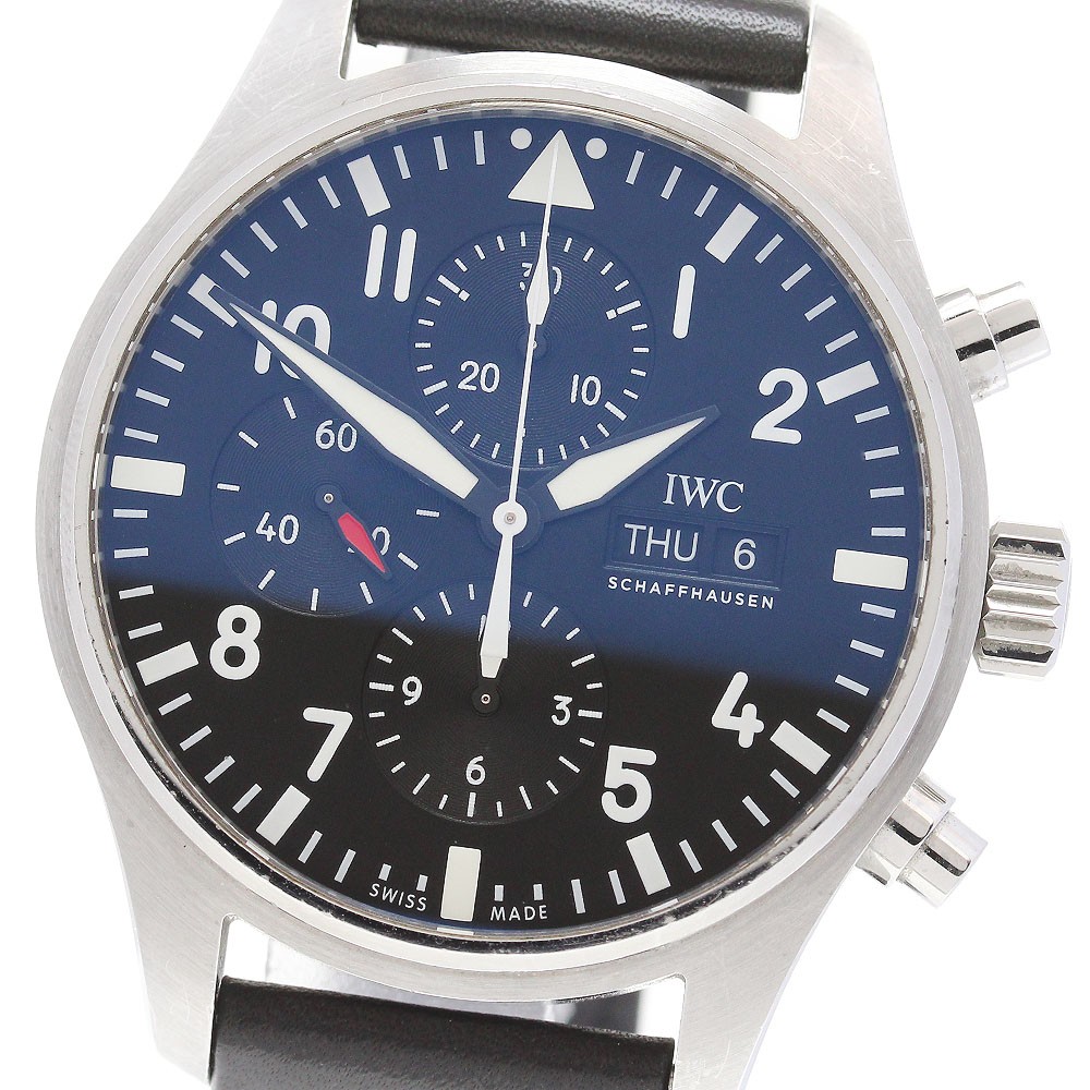IWC SCHAFFHAUSEN Pilot watch IW377709 Chronograph Automatic Men's