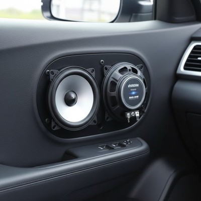 High-Fidelity 2-Way 4-Inch Coaxial Speakers for Enhanced Car Audio Performance