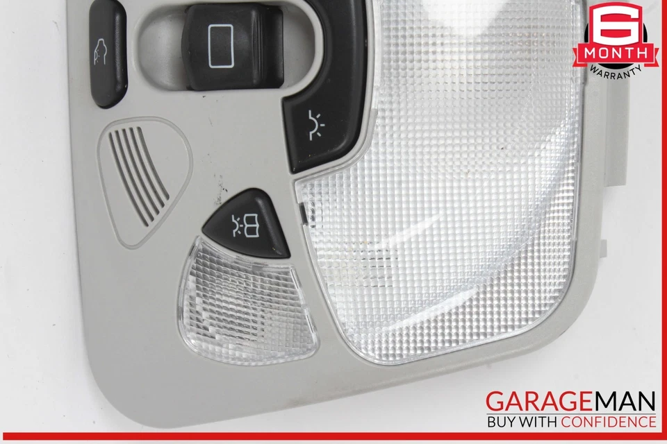 01-07 Mercedes W203 C230 C320 Luz Domo Lectura Superior Lámpara Gris OEM Foto 3 de 4