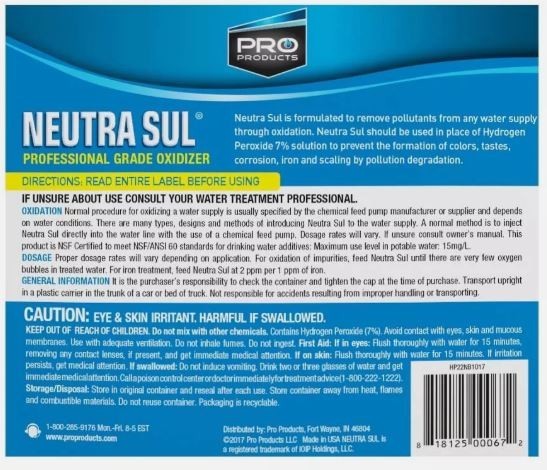 Pro Products Neutra Sul Peroxide Solution HP22N (2.5 Gallons)