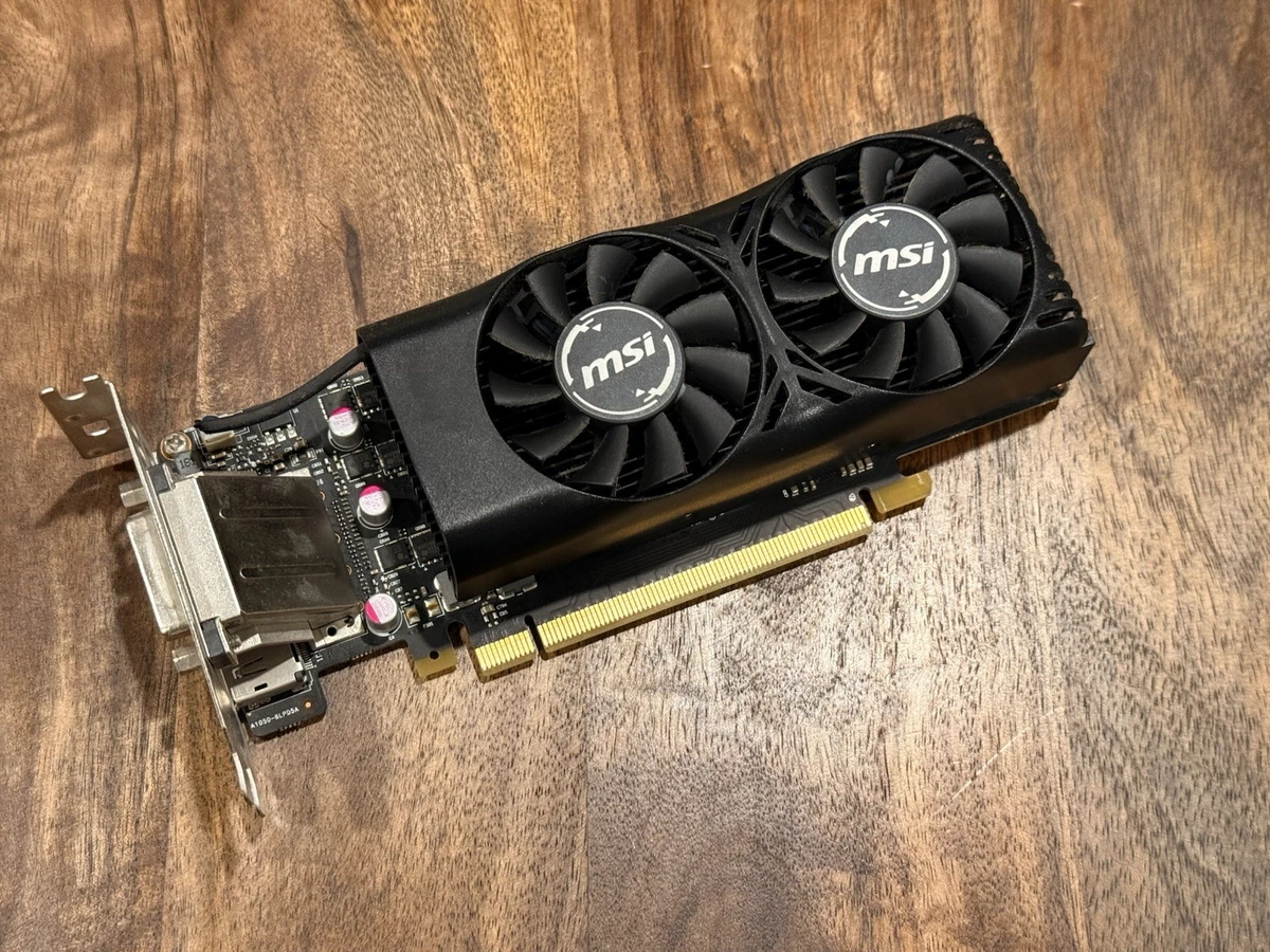 MSI NVIDIA GeForce GTX 1050 2 GB Memory Computer Graphics Cards