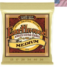 Earthwood 80/20 Bronze Acoustic Guitar Strings, Medium 13-56 Gauge - Single Pack