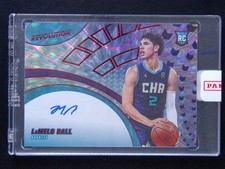 2020-21 Panini Revolution LaMelo Ball RC Rookie Auto Asia Red