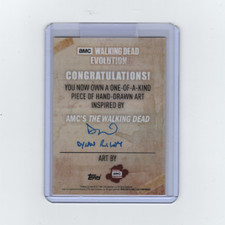 Walking Dead with Sketch Collectable Trading Cards for sale | eBay