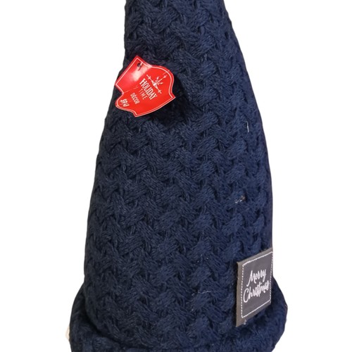 Neu mit Etikett blaue Strickmütze Wichtel Weihnachten Tischdekoration, 18 Zoll, von Holiday Time - Bild 2 von 5
