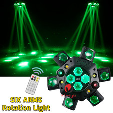 US 150W Moving Head 6 LED Rotating Beam DMX Stage Light RGBW DJ Disco Party Club