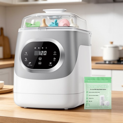 #ad Used Electric Steam Baby Bottle Washer Sterilizer Dryer Pacifier Feeding Bottle $129.99