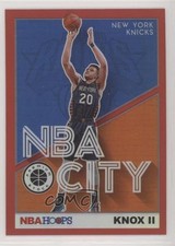 2019-20 Panini NBA Hoops Premium Stock NBA City Red Kevin Knox II #12 5p5