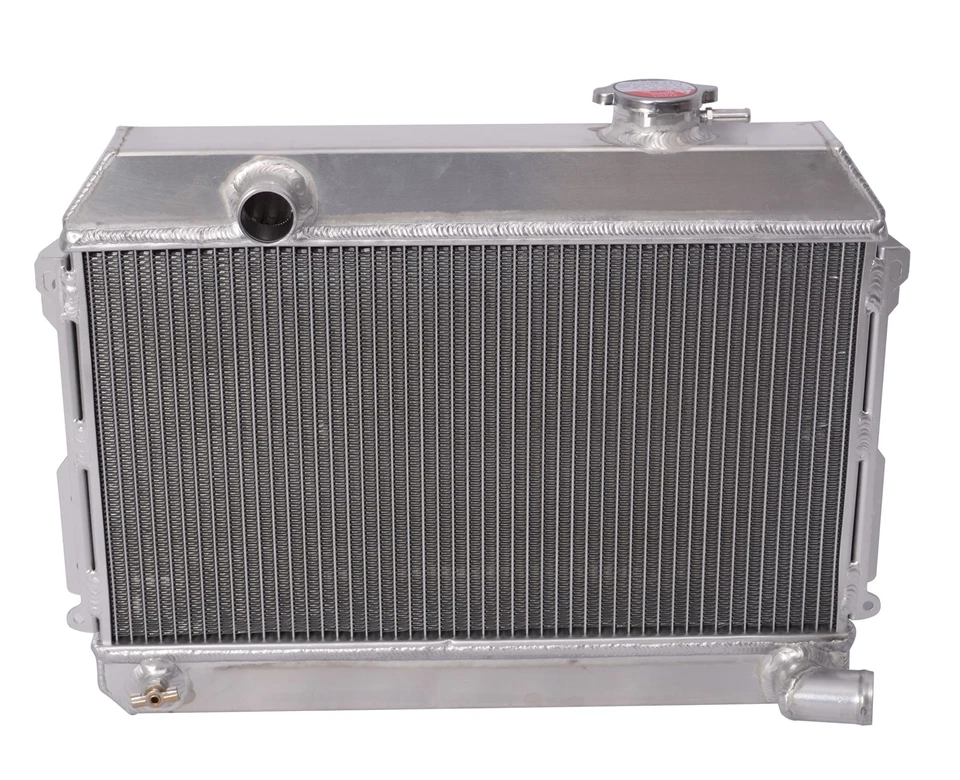 Aluminum 2"Core Thick Radiator For 1968-73 Datsun 510 1600 2000 521 Pickup 1.6L - Image 3 of 4