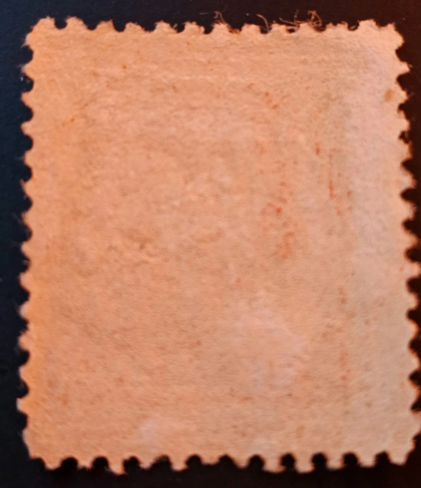 US STAMP BEN FRANKLIN 30c 1914 SC#420, SGL LINE WMK, FLAT PLT ULHOG - Image 2 of 2