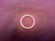 14K SOLID YELLOW GOLD WEDDING BAND RING 2.3 MM -- 2.56 GRAMS TESTED TO BE 14K