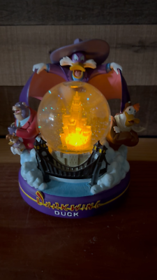 RARE Disney DARKWING Duck Snowglobe 99355 Light Up Musical