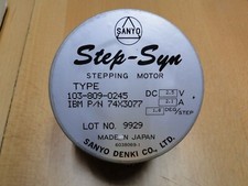 Sanyo Denki stepper motor type 103-809-0245 stepping motor. IBM P/N 74X3077